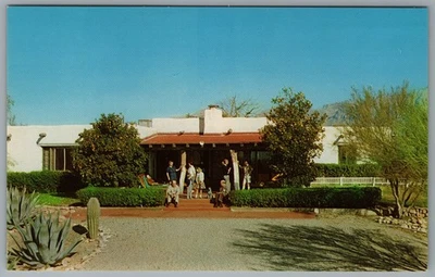 Tucson Arizona Ranch House Lodge c1958 Postcard - Image 1 of 4