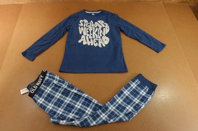 Conjunto de pijama y joggers Old Navy para niños grandes (10-12) con gráficos de microfleece nuevos con etiquetas Foto 1 de 4