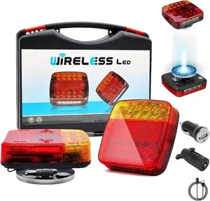 Wireless Trailer Lights Magnetic, Portable Wireless Trailer Lights Kit, with - Bild 1 von 14