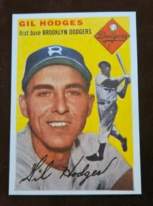 1954 Topps Sports Illustrated Magazine Paper Insert Gil Hodges #102 HOF Dodgers - Picture 1 of 2
