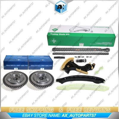Camshaft Adjuster&Timing Chain Kit For Mercedes W204 W212 C250 M271 1.8T L4 Foto 1 de 4