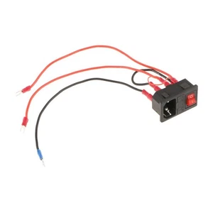 Alimentation 220V / 110V Sortie Interrupteur Prise avec Fusible Prise pour - Photo 1/5
