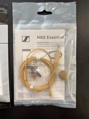 Sennheiser MKE Essential Omni-Beige NEU, OVP Mikrofon, Studio Mikro - Bild 1 von 3