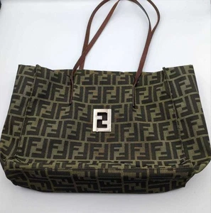 Fendi Zucca Tote Bag Casual/Formal Women's Pre-owned From Japan - Picture 1 of 12