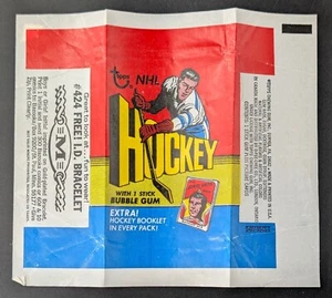 1971 Topps Hockey Wax Pack Wrapper No Tears - Picture 1 of 1