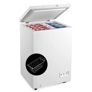 3.5 Cu.ft Deep and Compact Chest Freezer Storage with Removable Storage Basket - Picture 1 of 10