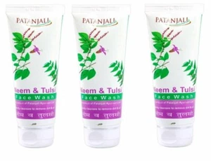 Patanjali Neem Tulsi Face Wash, 60g (Pack of 3) Free Shipping - Picture 1 of 1