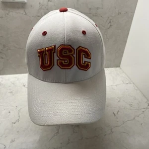Sombrero troyano USC blanco ajuste único - Imagen 1 de 7