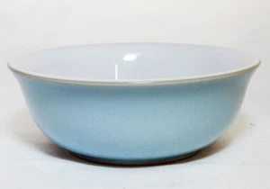 BLUE LINEN by Denby Soup / Cereal Bowl 6.5" NEW NEVER USED made in England - Picture 1 of 5