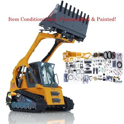 LESU Painted LT5 1/14 RC Metal Hydraulic Skid-Steer Loader  Sound Light - Image 1 of 4