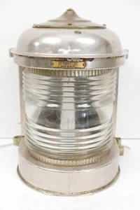 WW2 USED Nautical Lantern Ship Light - From WWII Liberty Ship SS James Bowie - Picture 1 of 14