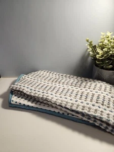 Kitchen Towel and Oven Mitt Set - Grey and Aqua - Picture 1 of 5