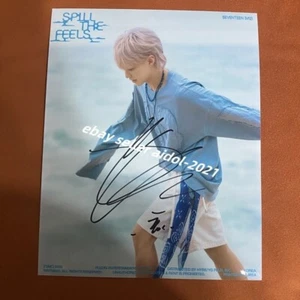 FOTO FIRMADA AUTOGRAFIADA DIECISIETE HOSHI COLECCIÓN K-POP 8*10 2024C - Imagen 1 de 1