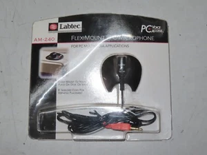 Fleximount PC Microphone P/N AM-240 Black - Picture 1 of 1
