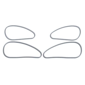 ACC Door Handle Trim fits 2001-2005 Chrysler PT Cruiser-Stainless Steel/Polished - Bild 1 von 2