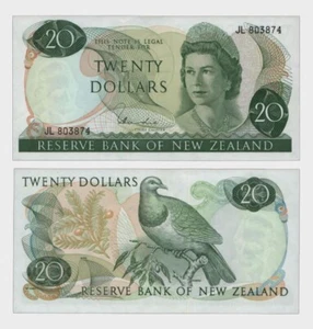 New Zealand - 1977 - 20 Dollars - "UNC" - #CO3677 - Picture 1 of 4