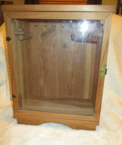 Vintage~Necklace Jewelry Box~Free Standing~Door~6.0" x 9.0" x 11.75"~1990's - Picture 1 of 18