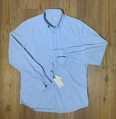 Bugatti we are europe Herren Hemd Blau Button-Down Kragen M 39/40 100% Baumwolle — 第 1/4 张图片