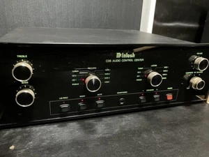 McIntosh C36 Audio Control Center Amplifier Black Good - Picture 1 of 10