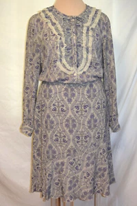Vtg O Oscar de la Renta 2 Pc.Skirt & Pleated Bib Blouse Set-Tailored Feminine-12 - Picture 1 of 11