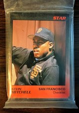 1989 Star Company KEVIN MITCHELL Giants Limited Edition Set Printed 1105630