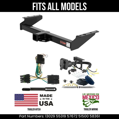 Enganche de remolque para GMC Yukon 92-99 + cableado de 7 pines para todos los modelos Curt 13029 55319 Foto 1 de 4