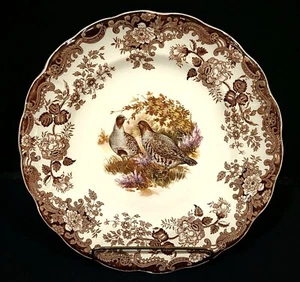 ROYAL WORCESTER GROUP QUAIL PALISSY GAME SERIES LARGE DINNER PLATE 11 1/2" RARE - Picture 1 of 3