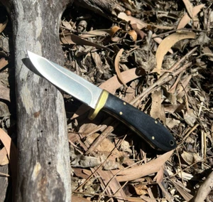 NEW Pro-Tactical Caping Hunting Knife Skinning 3" Stainless Blade Leather Sheath - Picture 1 of 2
