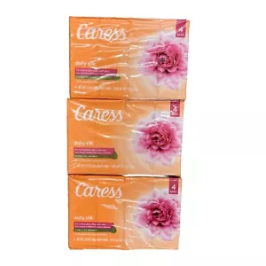 Caress Daily Silk Beauty Bars White Peach Orange Blossom Floral Essence 12 Soaps - Picture 1 of 1