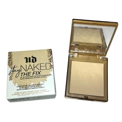 URBAN DECAY Stay Naked The Fix Powder Foundation 40CP Light Medium Cool Pink NEW - Image 1 of 4