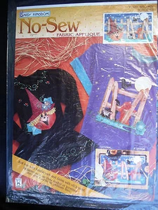 Margherita Regno Senza Cucire Ferro-On Tessuto Applique Strega Sorcieres #13201 - Foto 1 di 2