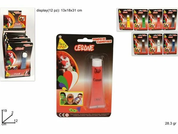 Set De 12 Piezas Cerón Colorido Maquillaje Crema Halloween Carnaval DFH - Imagen 1 de 1