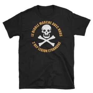 French Foreign Legion 2eme REP Gildan 64000 Unisex Softstyle T-Shirt - Picture 1 of 5