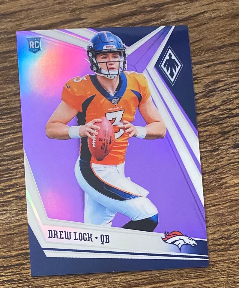 2019 Panini Phoenix QB Vision Purple /149 Drew Lock #4 Rookie Card RC #P1509 - Image 1 of 1