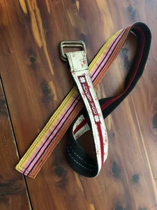 Lucky Brand Vintage Y2K Elfenbein Blumen Cord Gürtel Größe 30-32 Taille Medium - Bild 1 von 6