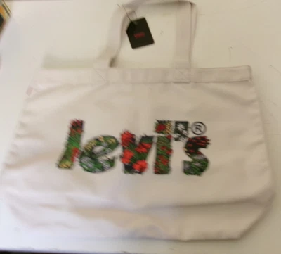 Levi's® beige Canvas Tote bag New With tags with Levi® tag Levi's Floral Print - Image 1 of 4
