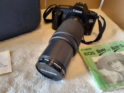 Cámara fotográfica Canon EOS Rebel, lente 75-300 mm, estuche, probada ✓✓ Foto 1 de 4