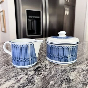 Noritake Japanese Cream And Sugar Bowl Ceramic Tableware Set From Japan - Picture 1 of 8