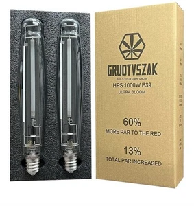 HPS 1000 Watt Grow Light Bulb E39 60% Increases on RED Spectrum 1950μmol 136000l - Picture 1 of 7