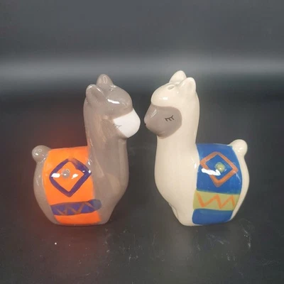 Juego de coctelera de sal y pimienta Llama de Boston Warehouse - Cerámica nueva en caja Foto 1 de 4