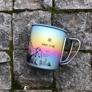 Snow Peak 300 Titanium Mug Off Kanagawa Wave back UKIYOE Outdoor Cup 10,14 fl oz - Bild 1 von 3