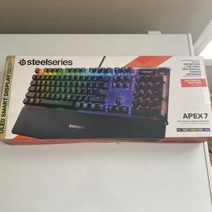 SteelSeries Apex 7 TKL Compact Mechanical Gaming Keyboard – OLED Smart Display - Picture 1 of 6