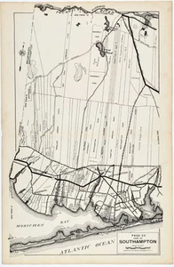 1929 WESTHAMPTON REMSENBURG LONG ISLAND Map ORIGINAL Suffolk Cty (22x13) - Picture 1 of 4