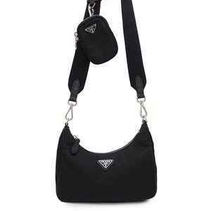 PRADA Shoulder Bag Re-Edition 2005 Nylon Black 1BH204 - Picture 1 of 18