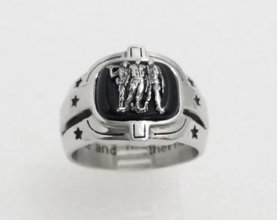 Bradford Exchange BGE Brotherhood of Veterans Commemorative Military Ring - Image 1 of 4