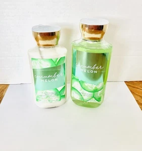 Bath & Body Works Gurke Melone Lotion & Duschgel Neu 8/10oz - Bild 1 von 10