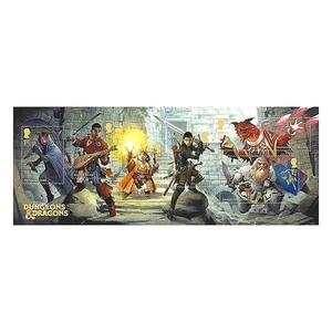 GB 2024 SC 4533 DUNGEONS & DRAGONS MINI SHEET 1st (6) MNH VF - Picture 1 of 7
