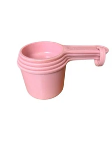 Juego De Colección De (4) TAZAS MEDIDORAS De Plástico Malva, Rosa - Imagen 1 de 2