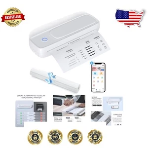 Portable Inkless Thermal Printer: Wireless, Compact & Travel-Ready Solution - Picture 1 of 11