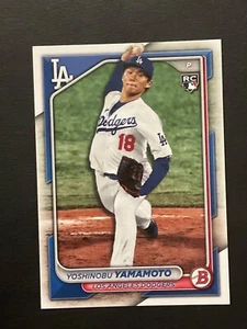 Yoshinobu Yamamoto 2024 Bowman Rookie Card Los Angeles Dodgers #36 - Picture 1 of 2